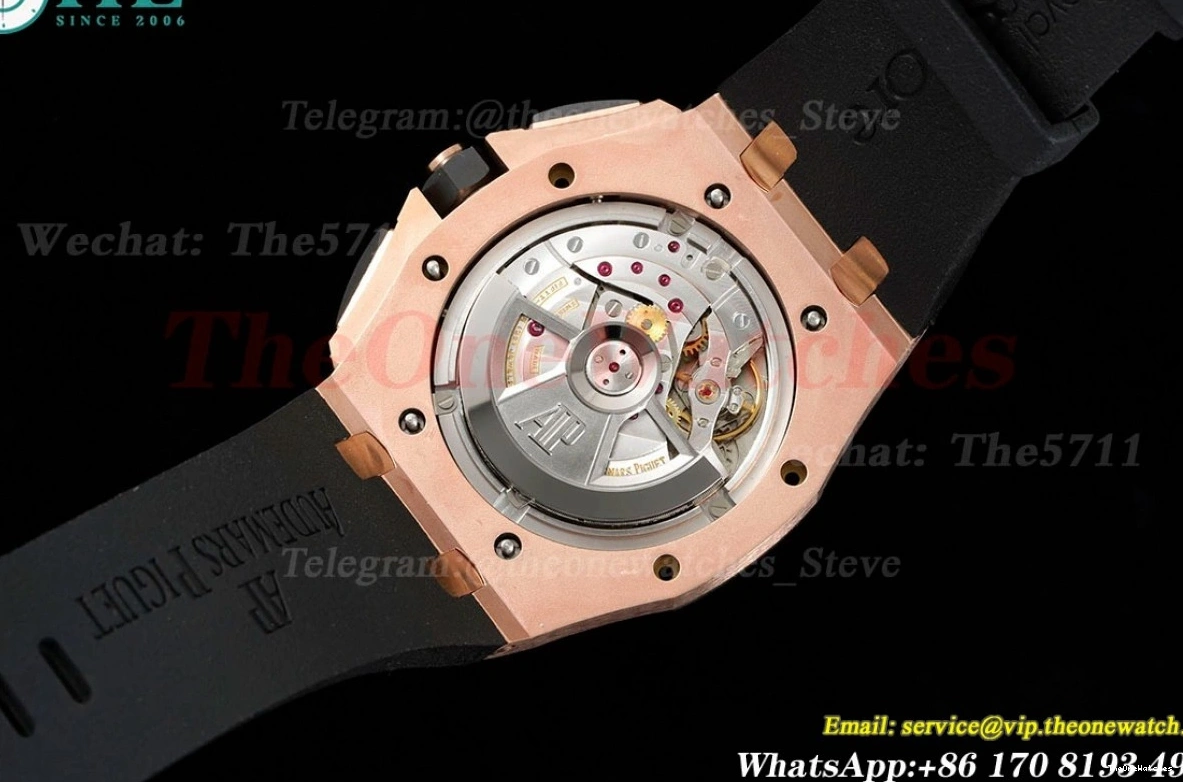 CER RSF 44mm A3126 Blk Oak Royal Offshore RU Wht RG 0419